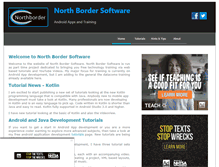 Tablet Screenshot of northborder-software.com